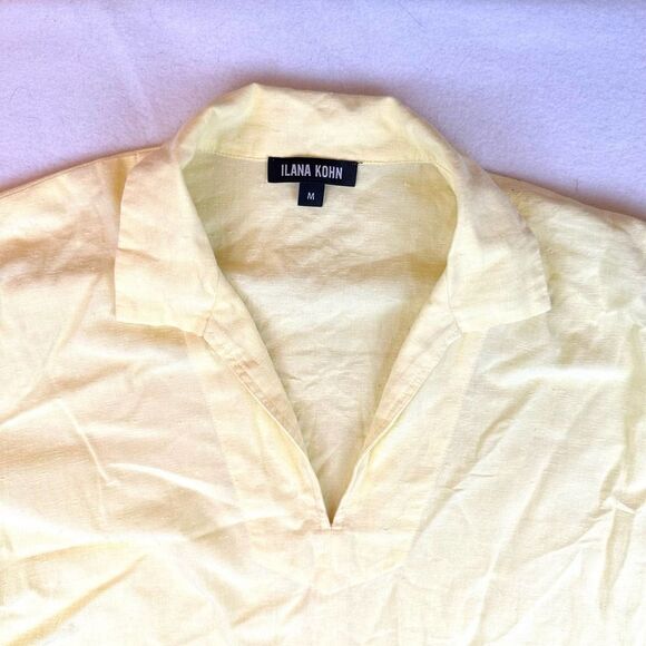 Ilana Khon Oversized Linen Shirt Dress Women’s M Read - Picture 3 of 10